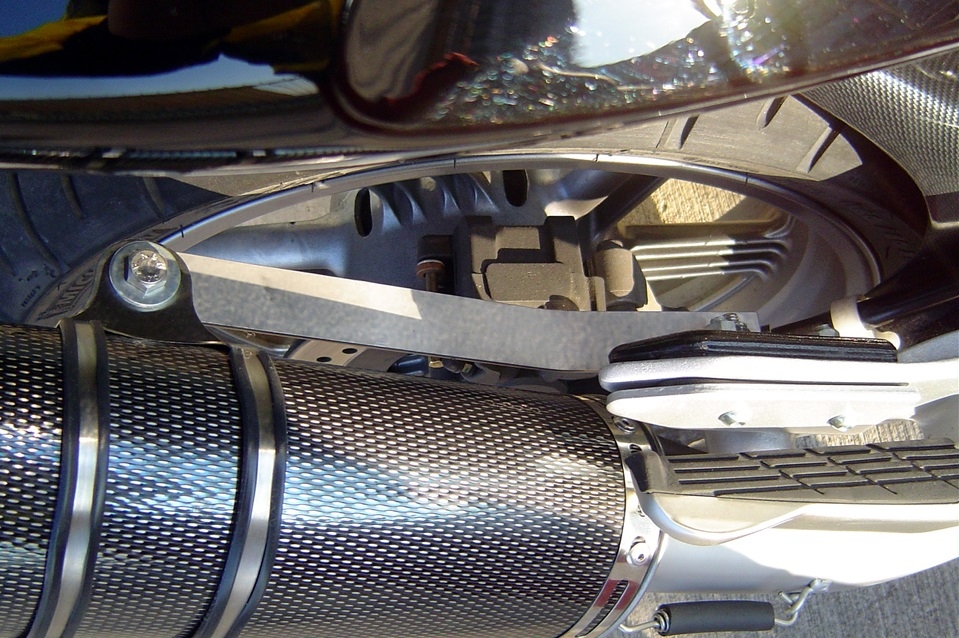 Exhaust compatible with Honda Cbf 600 - N 2004-2006, Furore Nero, Homologated legal slip-on exhaust including removable db killer and link pipe