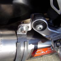 Esapament GPR compatibil cu Honda Cbr 1000 Rr 2008 Evacuare slip-on omologata, inclusiv db killer detașabil, cot de legătură și catalizator,M3 Black Titanium