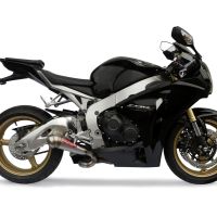 Esapament GPR compatibil cu Honda Cbr 1000 Rr 2008 Evacuare slip-on omologata, inclusiv db killer detașabil și cot de legătură,Powercone Evo
