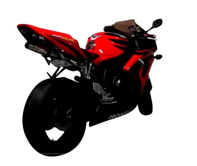 Esapament GPR compatibil cu Honda Cbr 1000 Rr 2004 Evacuare slip-on omologata, inclusiv db killer detașabil și cot de legătură,Deeptone Inox