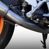 Esapament GPR compatibil cu Honda Cbr 125 R 2011 Sistem complet de evacuare legal omologat, inclusiv db killer și catalizator detașabil,M3 Inox 