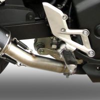 Esapament GPR compatibil cu Honda Cbr 250 R 2010 Evacuare slip-on omologata, inclusiv db killer detașabil, cot de legătură și catalizator,M3 Inox 