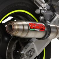 Esapament GPR compatibil cu Honda Cbr 600 F - Sport  2001 Evacuare slip-on omologata, inclusiv db killer detașabil și cot de legătură,Deeptone Inox