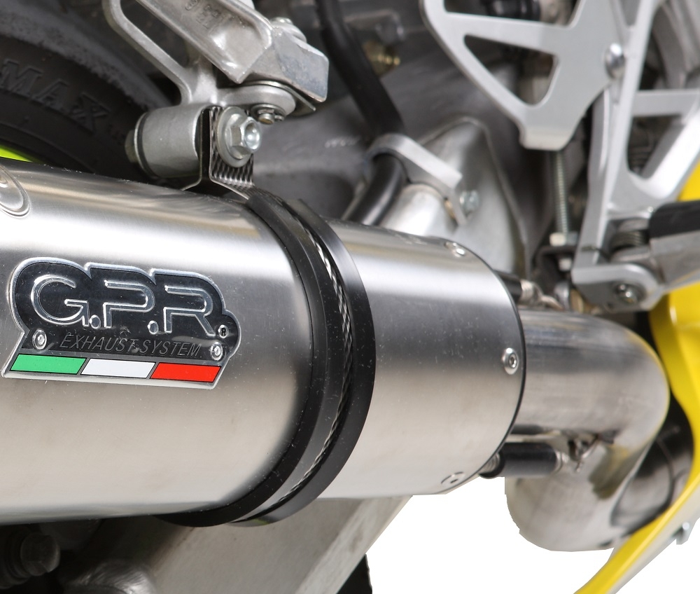 Esapament GPR compatibil cu Honda Cbr 600 F - Sport  2001 Evacuare slip-on omologata, inclusiv db killer detașabil, cot de legătură și catalizator,Trioval