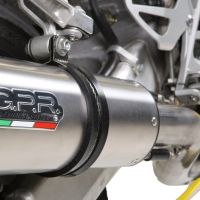 Esapament GPR compatibil cu Honda Cbr 600 F - Sport  2001 Evacuare slip-on omologata, inclusiv db killer detașabil, cot de legătură și catalizator,Trioval