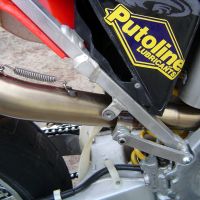 Exhaust compatible with Honda Crf 450 R-RX 2006-2008, Furore Nero, Homologated legal full system exhaust, including removable db killer
