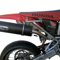 Exhaust compatible with Honda Crf 450 R-RX 2005-2005, Furore Nero, Homologated legal full system exhaust, including removable db killer