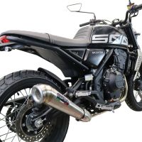 Esapament GPR compatibil cu Brixton CroSsfire 500 X  2020 Evacuare slip-on omologata, inclusiv db killer detașabil și cot de legătură,Powercone Evo