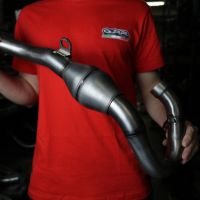 Esapament GPR compatibil cu Honda Crf 250 R 2022 Sistem complet de evacuare de curse, inclusiv db killer/parascântei detașabil,Pentacross FULL Titanium
