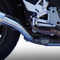 Exhaust compatible with Honda Vfr 800 X Crossrunner 800 2015-2016, Albus Ceramic, Homologated legal slip-on exhaust including removable db killer and link pipe