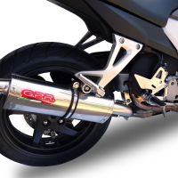 Esapament GPR compatibil cu Honda Vfr 800 X Crossrunner 800  2011 Evacuare slip-on omologata, inclusiv db killer detașabil și cot de legătură,Trioval