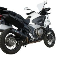 Esapament GPR compatibil cu Honda VFR1200X Crosstourer 2011 Evacuare slip-on omologata, inclusiv db killer detașabil și cot de legătură,Furore Nero