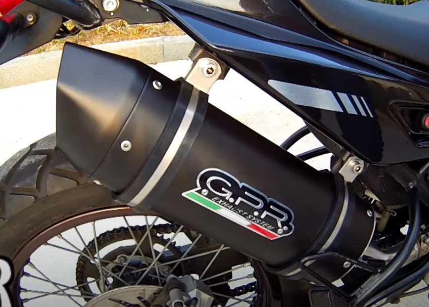Exhaust compatible with Derbi Senda 125 R-SM -SENDA Baja 2004-2012, Furore Nero, Homologated legal slip-on exhaust including removable db killer, link pipe and catalyst