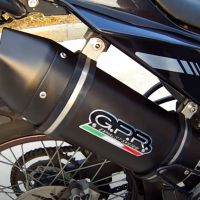 Exhaust compatible with Derbi Senda 125 R-SM -SENDA Baja 2004-2012, Furore Nero, Homologated legal slip-on exhaust including removable db killer, link pipe and catalyst