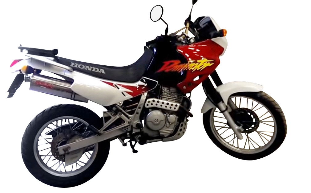 Esapament GPR compatibil cu Honda Dominator Nx 650  1988 Sistem de evacuare omologat complet, inclusiv db killer detașabil,Trioval