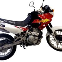 Esapament GPR compatibil cu Honda Dominator Nx 650  1988 Sistem de evacuare omologat complet, inclusiv db killer detașabil,Trioval