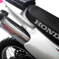 Esapament GPR compatibil cu Honda Dominator Nx 650  1988 Sistem de evacuare omologat complet, inclusiv db killer detașabil,Trioval