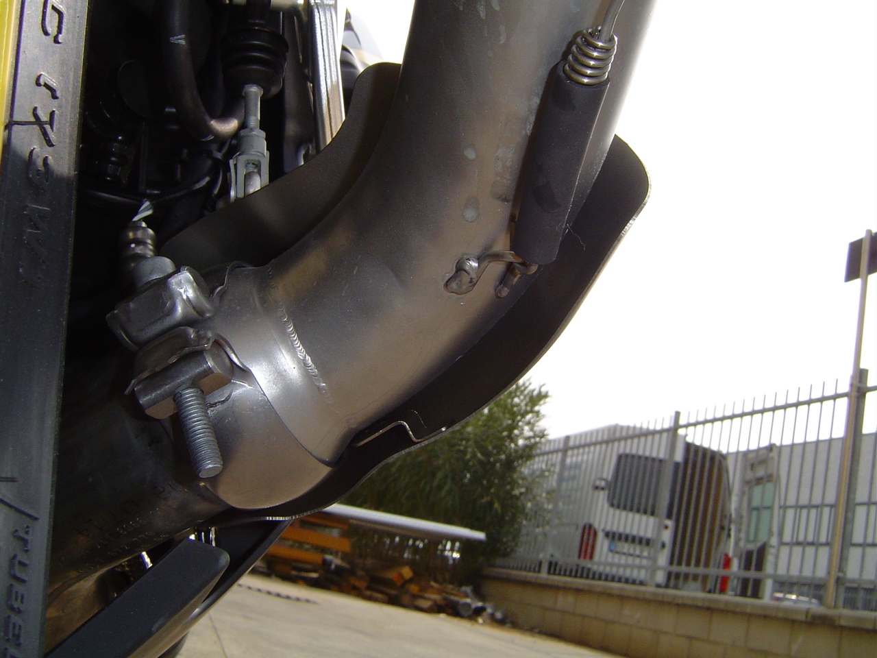 Exhaust compatible with Bmw K 1300 Gt 2009-2011, Albus Ceramic, Homologated legal slip-on exhaust including removable db killer, link pipe and catalyst