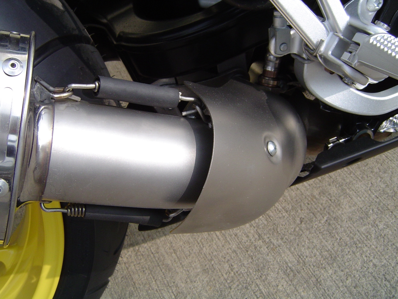 Exhaust compatible with Bmw K 1300 Gt 2009-2011, Albus Ceramic, Homologated legal slip-on exhaust including removable db killer, link pipe and catalyst
