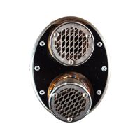 Esapament GPR compatibil cu Benelli Trk 702  2023 Evacuare slip-on omologata, inclusiv db killer detașabil și cot de legătură,Dual Inox
