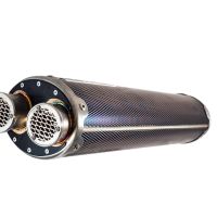 Esapament GPR compatibil cu Triumph Tiger 1200 Gt - Rally 2022 Evacuare slip-on omologata, inclusiv db killer detașabil și cot de legătură,Dual Inox