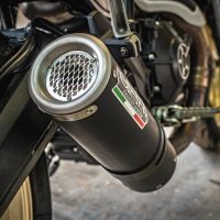 Esapament GPR compatibil cu Ducati Scrambler 800  2015 Evacuare slip-on omologata, inclusiv db killer detașabil, cot de legătură și catalizator,M3 Black Titanium