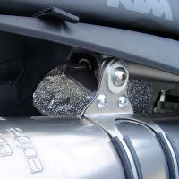 Exhaust compatible with Ktm Superduke 990 - R ( LC8) 2004-2012, Albus Ceramic, Dual Homologated legal slip-on exhaust including removable db killers and link pipes