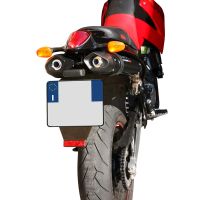 Exhaust compatible with Ktm Duke II 2000-2006, Furore Nero, Dual Homologated legal slip-on exhaust including removable db killers and link pipes