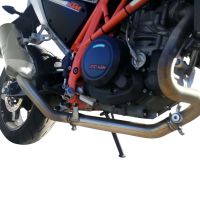 Esapament GPR compatibil cu Ktm Duke 690 2012 Teava decatalizator,Decatalizzatore