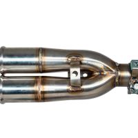 Exhaust compatible with Zontes Zx 310 2018-2020, F205, Homologated legal slip-on exhaust including removable db killer and link pipe