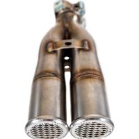 Exhaust compatible with Zontes Zx 310 2018-2020, F205, Homologated legal slip-on exhaust including removable db killer and link pipe