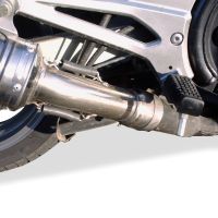 Esapament GPR compatibil cu Kawasaki ER 5 1996 Evacuare slip-on omologata, inclusiv db killer detașabil și cot de legătură,Trioval