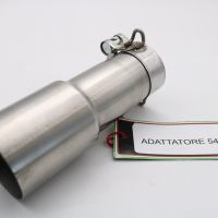 Exhaust compatible with Cafè Racer Cafè Racer 1980-2021, Accessorio - Accessory, Link pipe adapter from Diam 54 To Diam 41