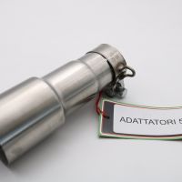 Exhaust compatible with Cafè Racer Cafè Racer 1980-2021, Accessorio - Accessory, Link pipe adapter from Diam 54 To Diam 38