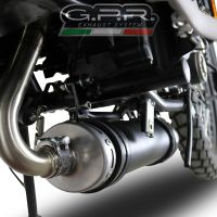 Exhaust compatible with F.B. Mondial Hps 125 2016-2018, Decatalizzatore, Decat pipe