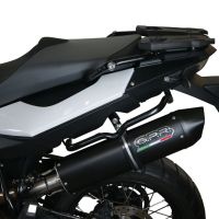 Esapament GPR compatibil cu Bmw F 800 Gs 2008 Evacuare slip-on omologata, inclusiv db killer detașabil și cot de legătură,Furore Nero