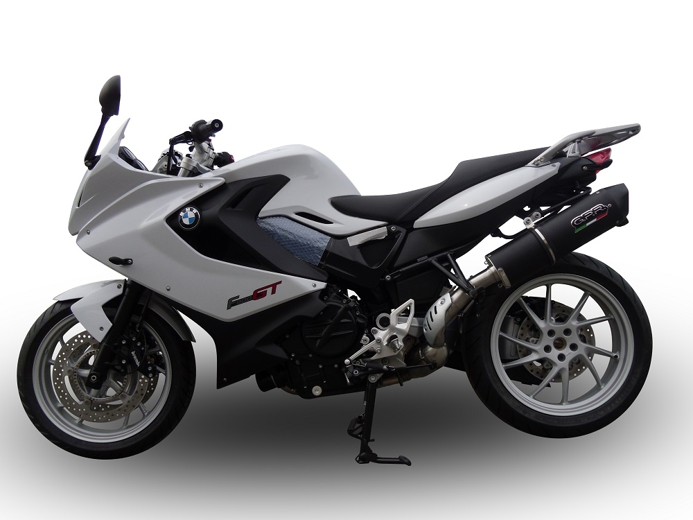 Esapament GPR compatibil cu Bmw F 800 Gt 2012 Evacuare slip-on omologata, inclusiv db killer detașabil și cot de legătură,Furore Nero