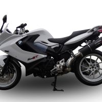 Esapament GPR compatibil cu Bmw F 800 Gt 2012 Evacuare slip-on omologata, inclusiv db killer detașabil și cot de legătură,Furore Nero