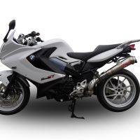 Esapament GPR compatibil cu Bmw F 800 Gt 2012 Evacuare slip-on omologata, inclusiv db killer detașabil și cot de legătură,Powercone Evo