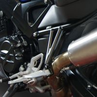 Esapament GPR compatibil cu Bmw F 800 R 2009 Evacuare slip-on omologata, inclusiv db killer detașabil și cot de legătură,Albus Ceramic