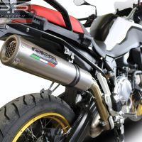 Esapament GPR compatibil cu Bmw F 850 Gs -Adventure 2021 Evacuare slip-on omologata, inclusiv db killer detașabil și cot de legătură,M3 Inox 