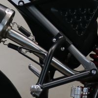 Exhaust compatible with Fantic Motor XEF 125 2021-2023, Albus Evo4, Homologated legal slip-on exhaust including removable db killer and link pipe