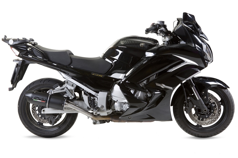  Yamaha Fjr 1300 2006 Evacuare cu dublă omologare legală, inclusiv db killers și coturi de legătură detașabile,Furore Nero