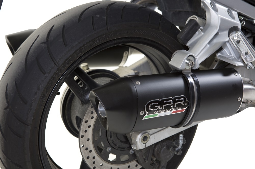   Yamaha Fjr 1300 2006 Evacuare cu dublă omologare legală, inclusiv db killers și coturi de legătură detașabile,Furore Nero
