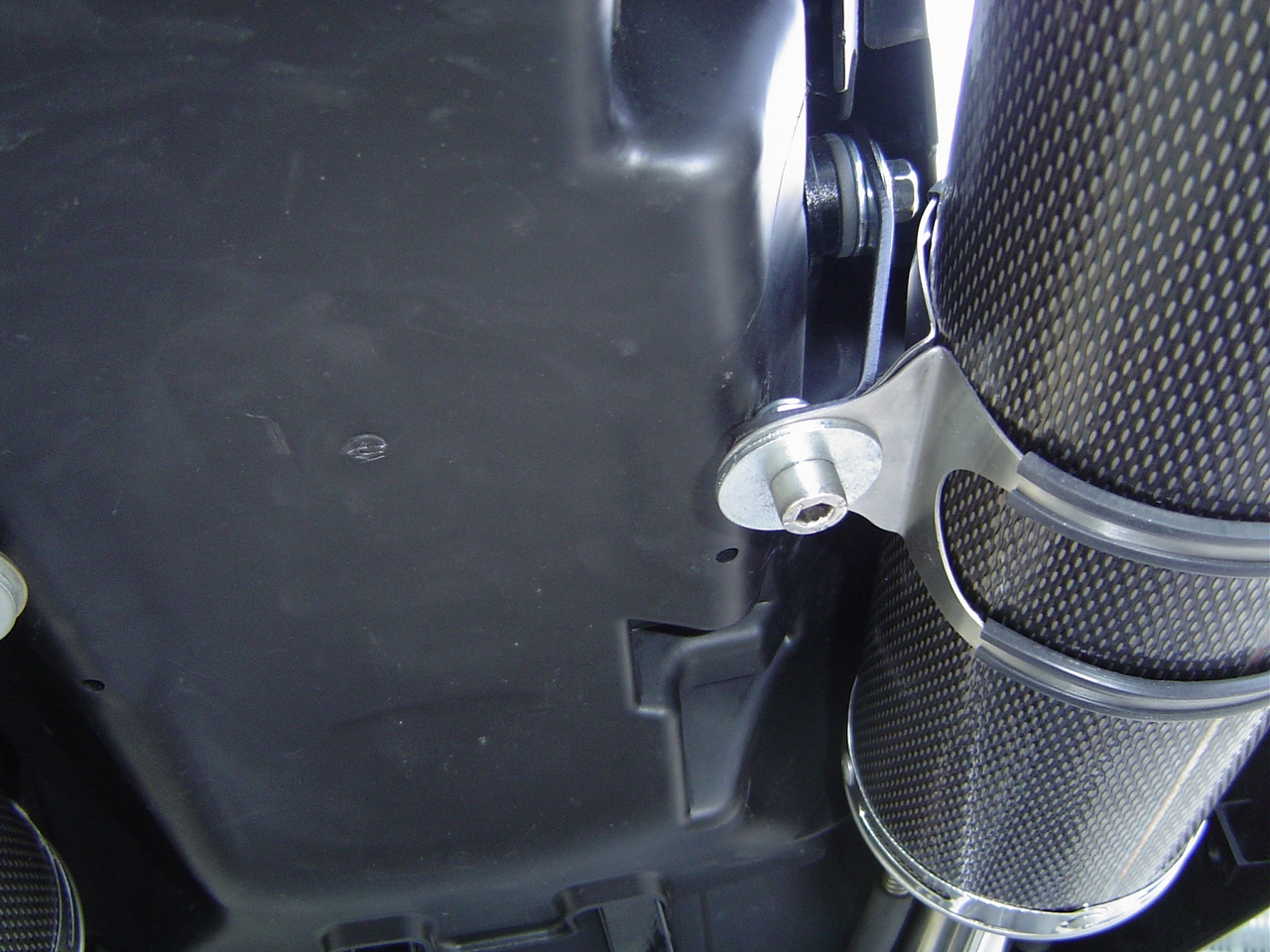 Exhaust compatible with Honda Fmx 650 2005-2008, Inox Tondo, Dual Homologated legal slip-on exhaust including removable db killers and link pipes