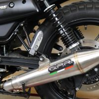 Exhaust compatible with Moto Guzzi V7 III Special-Stone-Carbon 2017-2018, Vintacone, Racing full system exhaust