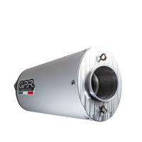 Exhaust compatible with Tuning TUNING 1980-2021, Furore alluminio, Universal racing silencer, without link pipe