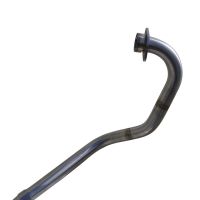 Exhaust compatible with Yamaha FZ 16 Byson 160 2010-2010, Furore Nero, Homologated legal full system exhaust, including removable db killer