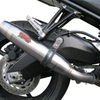 Esapament GPR compatibil cu Yamaha Fz 8  2010 Evacuare slip-on omologata, inclusiv db killer detașabil și cot de legătură,Deeptone Inox
