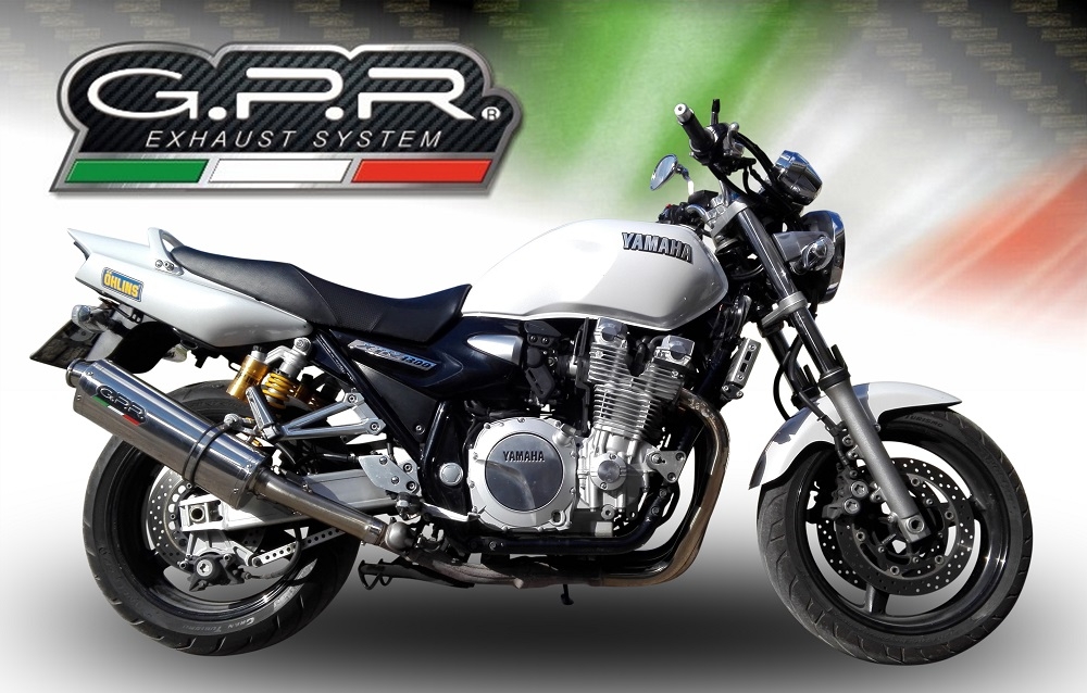   Yamaha Xjr 1300 2007 Evacuare slip-on omologata, inclusiv db killer detașabil și cot de legătură,Trioval